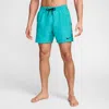 Nike Men's Swim 5" Volley Shorts In Green