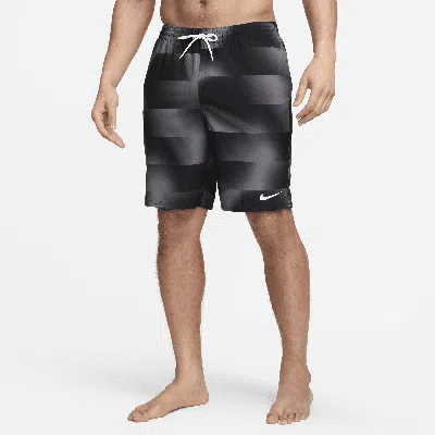 Nike Men's Swim 9" Volley Shorts In Black