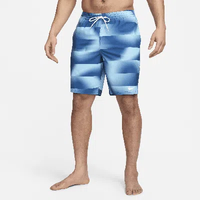 Nike Men's Swim 9" Volley Shorts In Blue