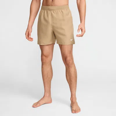 Nike Men's Swim Breaker 5" Brief-lined Volley Shorts In Brown