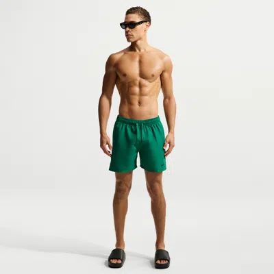 Nike Men's Swim Breaker 5" Brief-lined Volley Short In Green