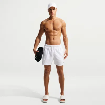 Nike Men's Swim Breaker 5" Brief-lined Volley Short In White