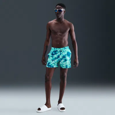Nike Men's Swim Breaker 5" Fully Lined Volley Shorts In Blue