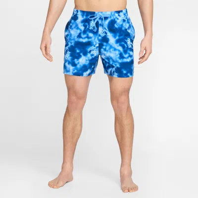 Nike Men's Swim Breaker 5" Fully Lined Volley Shorts In Blue