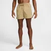 Nike Men's Swim Breaker 5" Fully Lined Volley Shorts In Brown