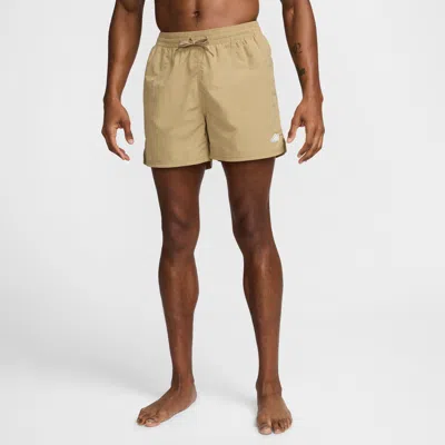 Nike Men's Swim Breaker 5" Fully Lined Volley Shorts In Brown
