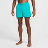 Nike Men's Swim Breaker 5" Fully Lined Volley Shorts In Green