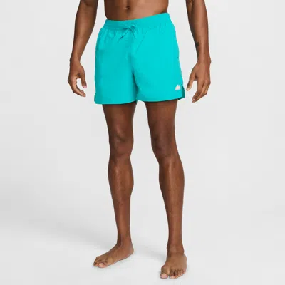 Nike Men's Swim Breaker 5" Fully Lined Volley Shorts In Green