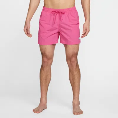 Nike Men's Swim Breaker 5" Fully Lined Volley Shorts In Pink