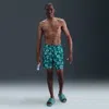 Nike Men's Swim Breaker 7" Brief-lined Volley Short In Green