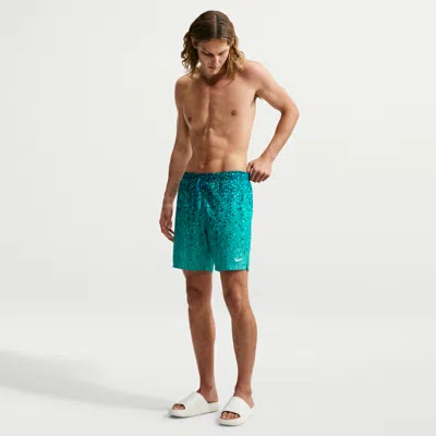 Nike Men's Swim Breaker 7" Brief-lined Volley Short In Multi