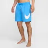 Nike Men's Swim Breaker 7" Fully Lined Volley Shorts In Blue