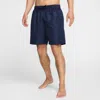 Nike Men's Swim Breaker 7" Fully Lined Volley Shorts In Blue