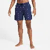Nike Men's Swim Breaker 7" Fully Lined Volley Shorts In Blue
