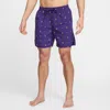 Nike 7-inch Volley Swim Trunks In Purple