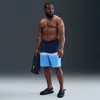 Nike Men's Swim Breaker 9" Boxer Volley Shorts In Blue