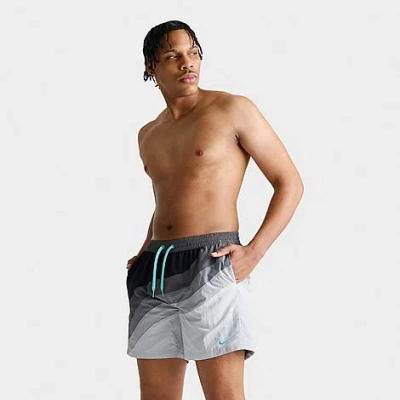 Nike Men's Swim Breaker Am95 7" Lined Volley Shorts In Multi