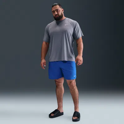 Nike Men's Swim Breaker Essential 7" Brief-lined Volley Short (big & Tall) In Blue