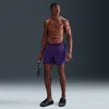 Nike Men's Swim Breaker Icon 5" Brief-lined Volley Shorts In Purple