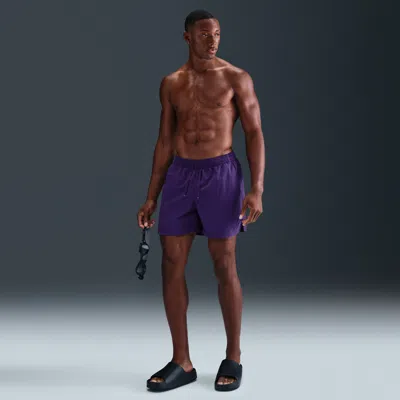 Nike Men's Swim Breaker Icon 5" Brief-lined Volley Shorts