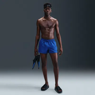Nike Men's Swim Essential 3" Volley Shorts In Blue