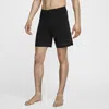Nike Men's Swim Fadeaway 7" Board Shorts In Black