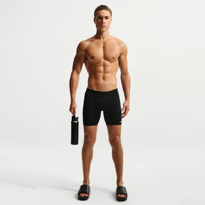 Nike Men's Swim Hydrastrong Essential 6" Jammer In Black