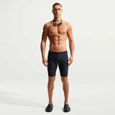 Nike Men's Swim Loose Fit Padded Jammer In Black