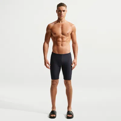 Nike Men's Swim Loose Fit Padded Jammer In Black