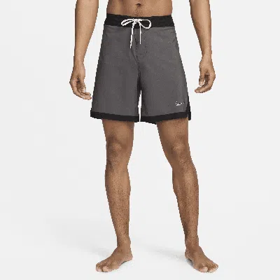 Nike Men's Swim Offshore 7" Board Shorts In Grey