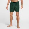 Nike Men's Swim Voyage 5" Brief-lined Cargo Shorts In Green