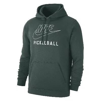 Nike Men's Swoosh Club Fleece Pickleball Pullover Hoodie In Green