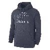 Nike Men's Swoosh Club Fleece Soccer Pullover Hoodie In Blue