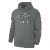 Nike Men's Swoosh Club Fleece Tennis Pullover Hoodie In Green