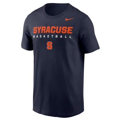 Nike Men's Syracuse Orange Legend Basketball Short-sleeve T-shirt In Blue