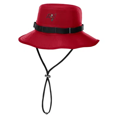 Nike Men's Tampa Bay Buccaneers Primetime Apex Boonie Nfl Dri-fit College Bucket Hat In Red