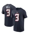 Nike Men's Tank Dell Navy Houston Texans Player Name Number T-shirt In Navy