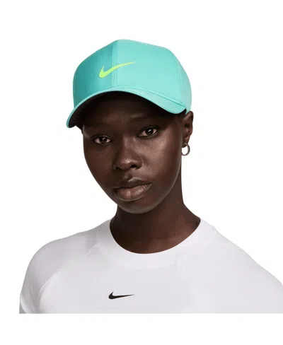 Nike Men's Teal Rise Performance Adjustable Hat In Blue