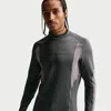 Nike Men's Tech Base Layer Long Sleeve Top In Gray
