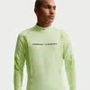 Nike Men's Tech Base Layer Long Sleeve Top In Green