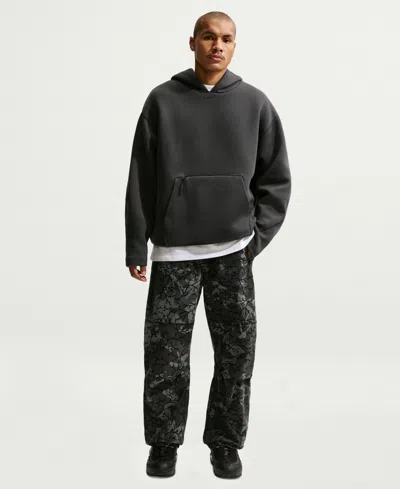 Nike Men's Tech Dri-fit Embroidered Logo Woven Pants In Black