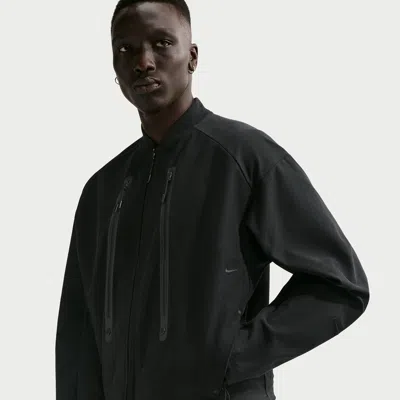 Nike Men's Tech Dri-fit Shori Knit Jacket In Black