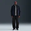 Nike Men's Tech Dri-fit Woven Color-block Oversized Pants In Black
