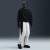 Nike Men's Tech Dri-fit Woven Color-block Oversized Pants In Gray
