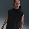 Nike Men's Tech Dri-fit Woven Windrunner Vest In Black