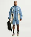 Nike Men's Tech Dri-fit Full-zip Windrunner Jacket In Blue