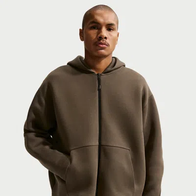Nike Men's Tech Fleece Full-zip Hoodie In Brown