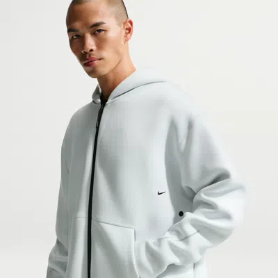 Nike Men's Tech Fleece Full-zip Hoodie In White