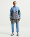 Nike Mens  Tech Fleece Full-zip Windrunner Hoodie In Blue