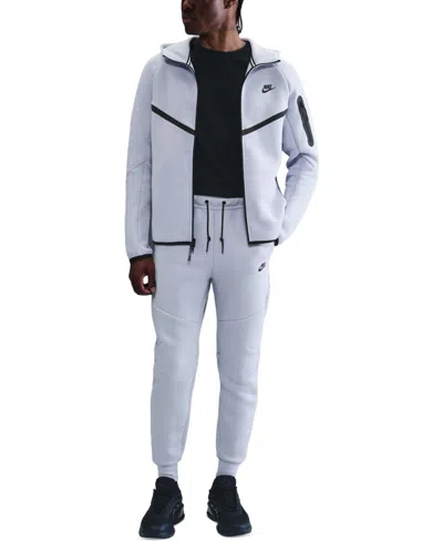 NIKE MEN'S TECH FLEECE FULL-ZIP WINDRUNNER LOGO HOODIE